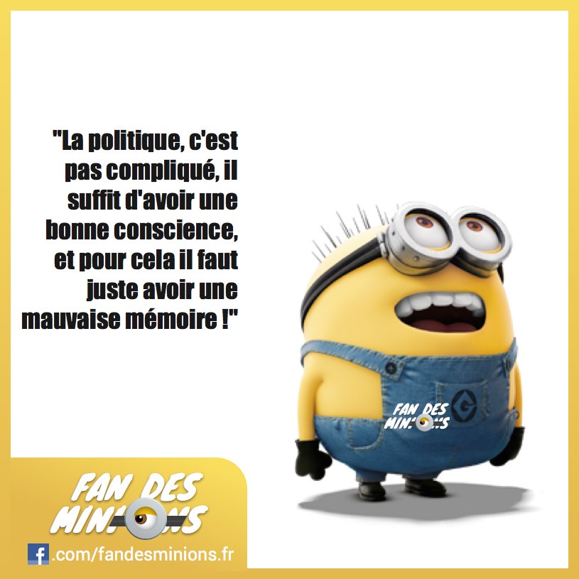 Fan_des_minions's tweet photo. La politique, c’est pas compliqué, il suffit d’avoir une bonne conscience, et pour cela il… https://t.co/8znMSp7qf9 https://t.co/R8IOm10hRk
