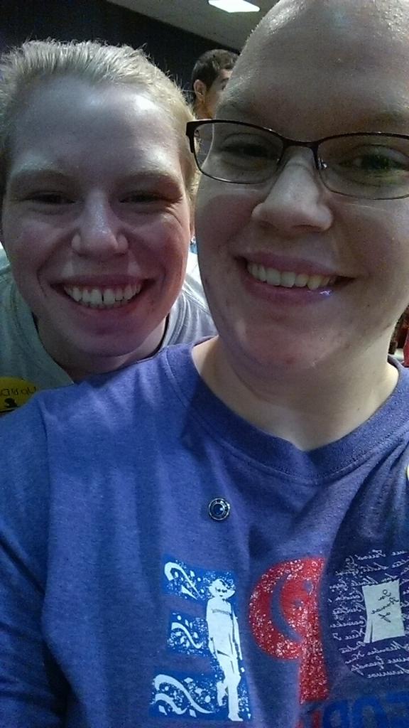 heyrhi's tweet photo. #uptildawncarrollcollege We are staying for a cure. Please donate to St. Jude and help change lives. https://t.co/kmUUVeTT0B