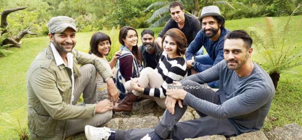 'Rock On 2 ' Gang! ;)
#teamrockon2 
(Cr. <a href="/PrachiDesai_Fc/">Prachi Desai FC  🌐</a>)
