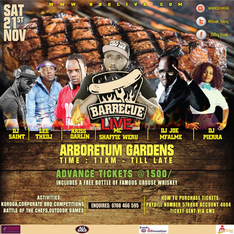 bbqliveke's tweet photo. Limited Advance Tickets on offer @ 700/= here>>https://t.co/TbwBqLl3X7 #BBQLive #FreeFamousOnEntry @Barrtonjo https://t.co/VhgIV2ogrr