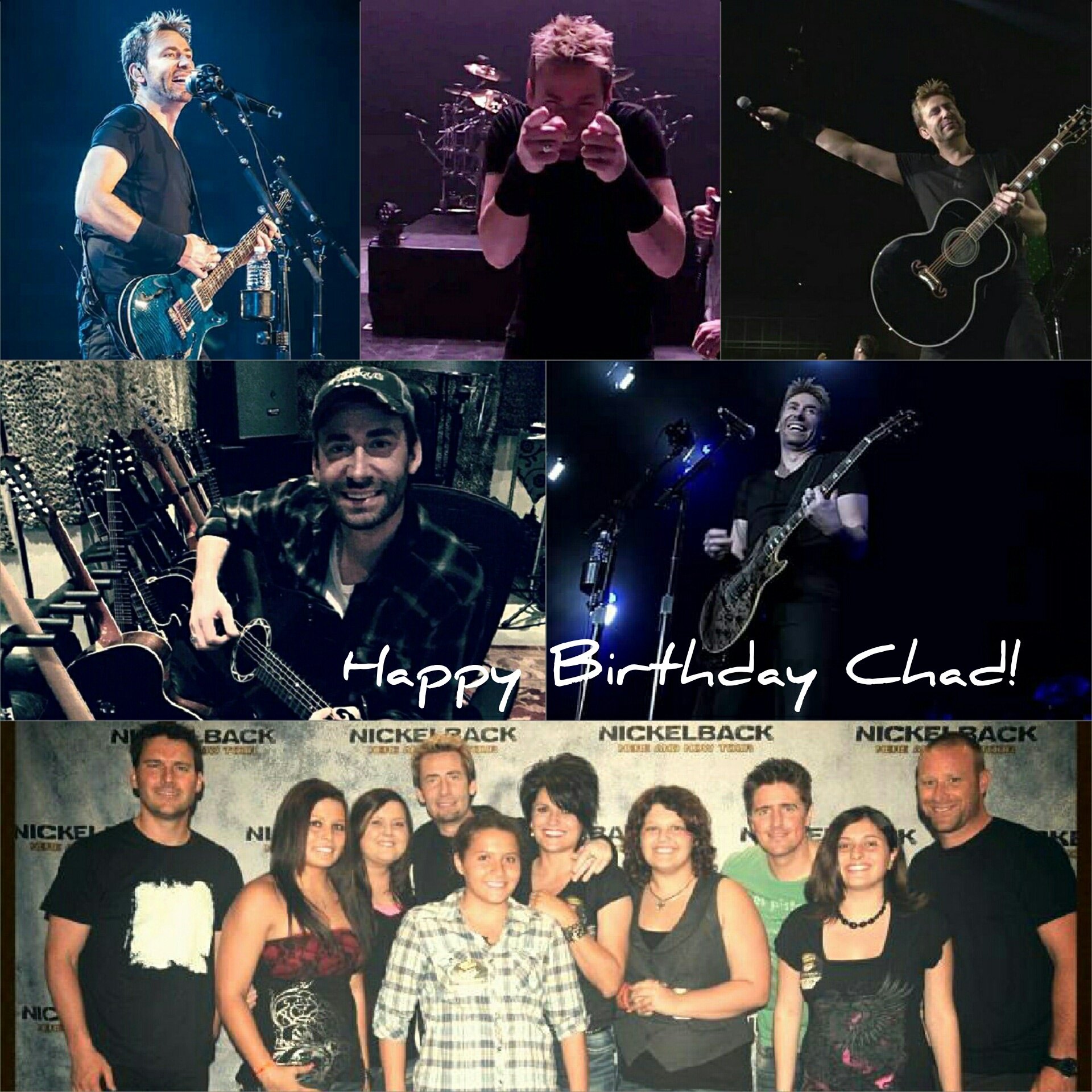  Happy birthday 41th to my favorite rockstar Chad Kroeger!   