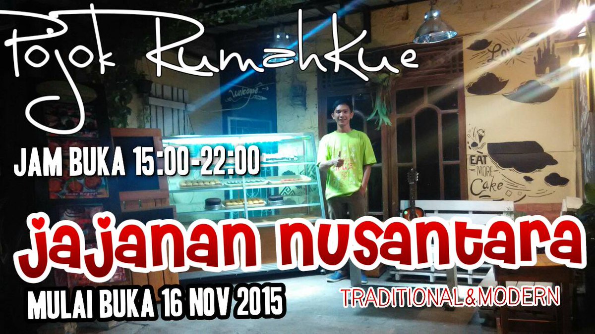 Bsk nih Rumah Kue <a href="/rumahkue_cshop/">rumah kue</a> bakal buka spot "Pojok Rumah Kue" di Malabar, WayHalim. Jajanan Nusantara.