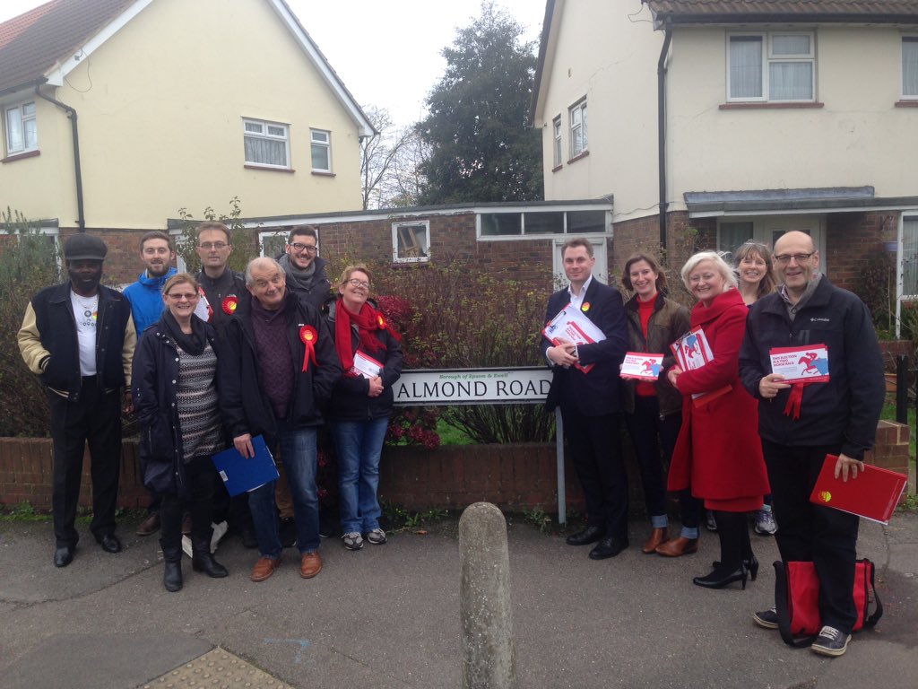 ee_labour's tweet photo. Going from strength 2 strength. Three teams out this morning, no sign of the opposition #epsomwest #KateWeCan https://t.co/FNG6NBfOy7