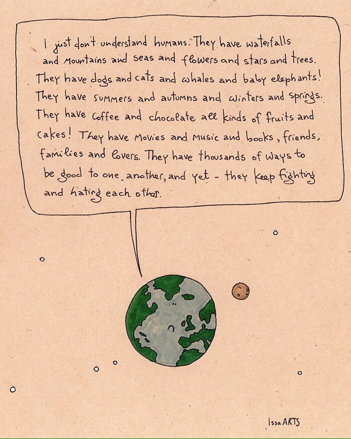 IssaArts's tweet photo. #sadworld #illustration #art #issaarts #crazyworld #HumanityFailed https://t.co/SOfWVFcB5S