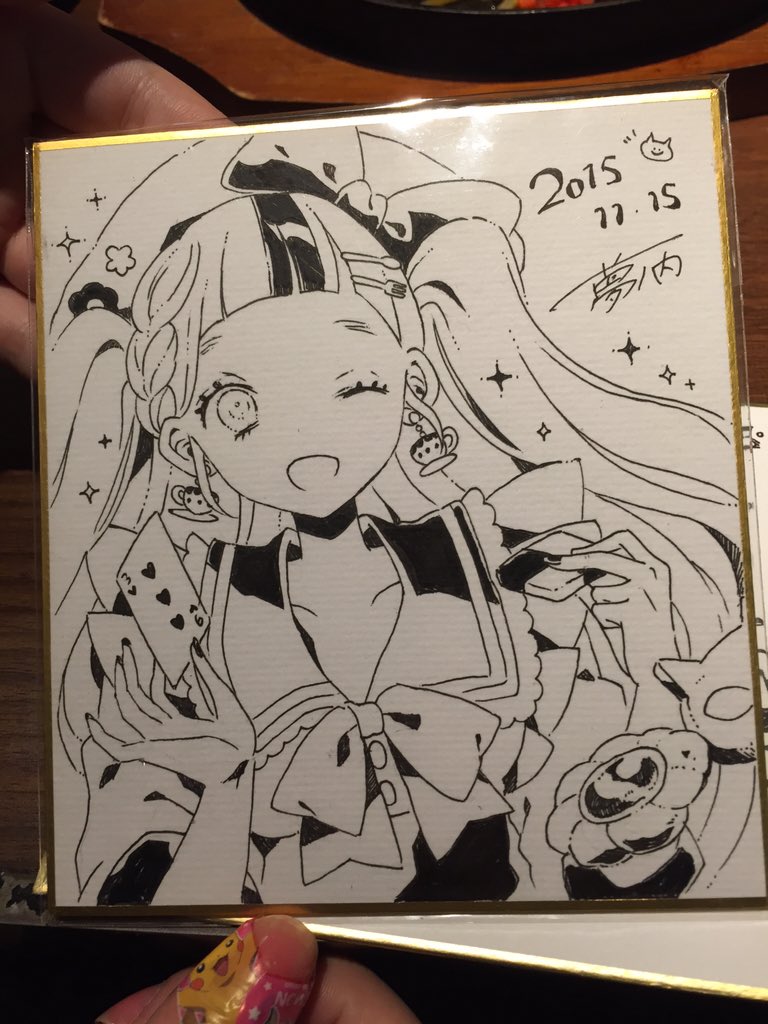 コミティアありがとうございました!!みんなで描いた色紙(∩'∀`∩) 