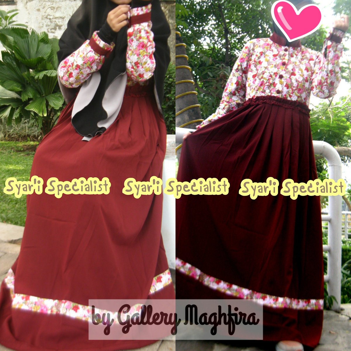 SyariSpecialist's tweet photo. Bismillah ^^
Ready stock.. Asma Maroon..
Size S M L

082257170163 / 53c5059d https://t.co/yLDDMMPPJz