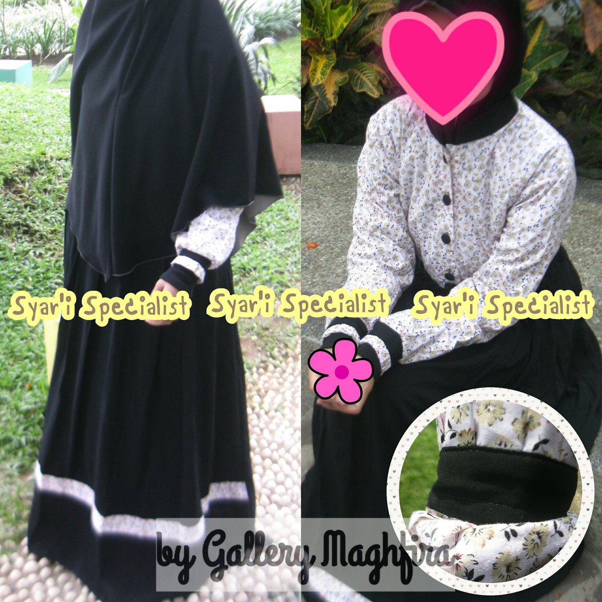SyariSpecialist's tweet photo. Bismillah ^^
Ready stock.. Asma Black..
Size S M L

082257170163 / 53c5059d https://t.co/8QDM8DRqfi
