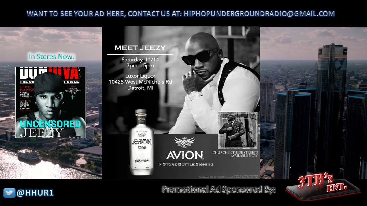 HHUR1's tweet photo. #AvionNation #98wjlb #3tbs #rawtalent101 #wwcr #jeezy https://t.co/B39r9FwLgk