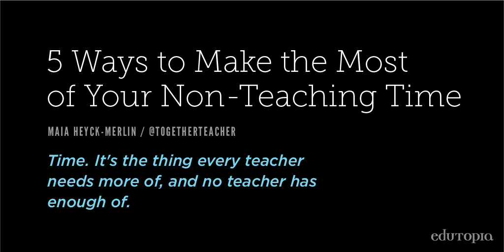 edutopia's tweet photo. How thousands of teachers got MORE time back in their lives: https://t.co/yUoR0lVCQr. #profdev https://t.co/hkXedw29mi
