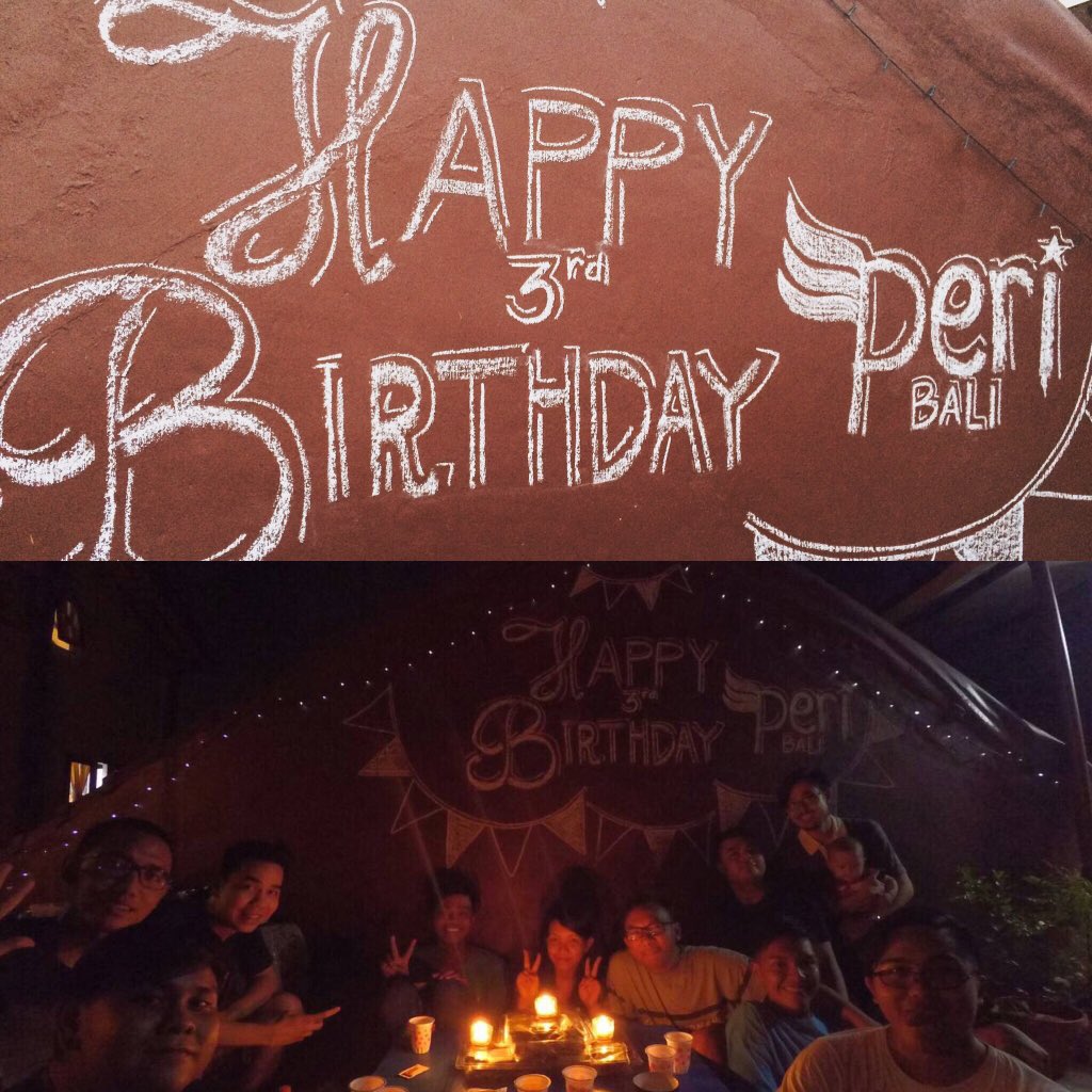 HBD peri bali yg ke 3,
smg kita makin kompak, sukses dan sehat selalu semua membernya
#perikertas #peri #peribali