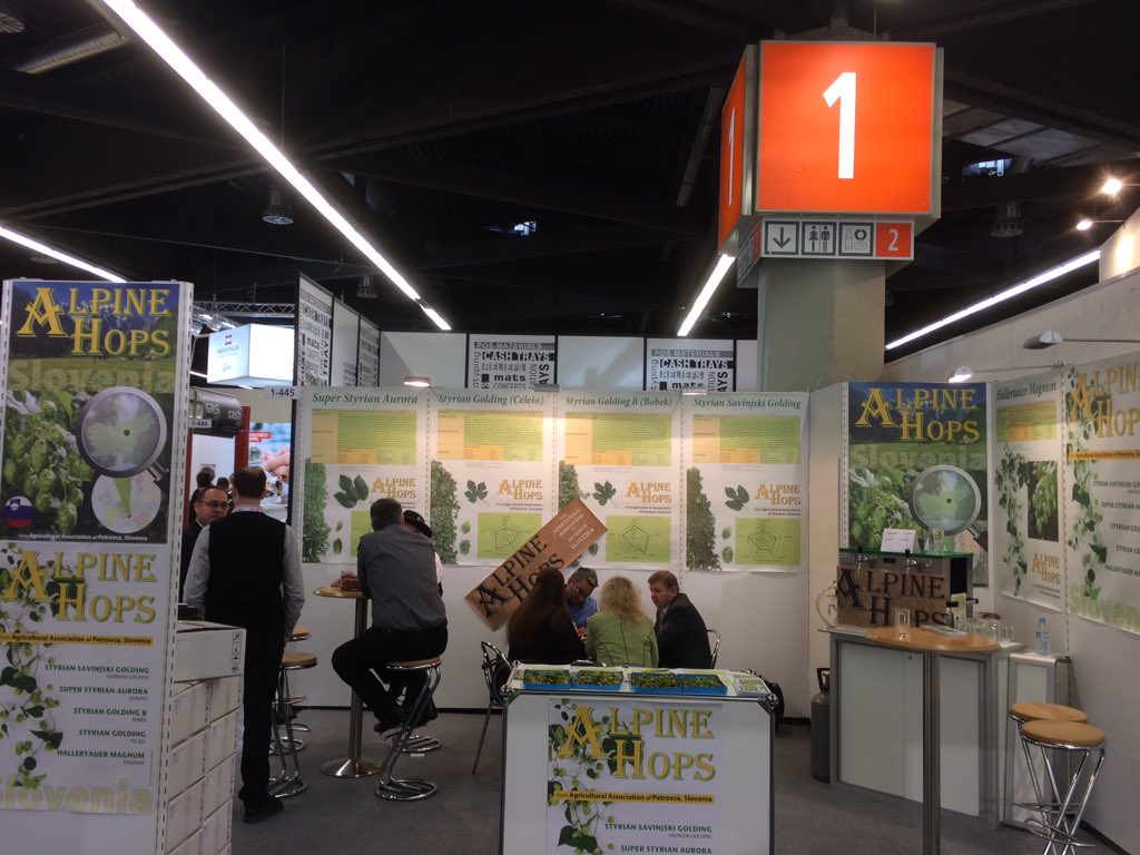 AlpineHops's tweet image. We had a great show at BrauBeviale 2015 in Nuremberg! Thanks all for stopping by!