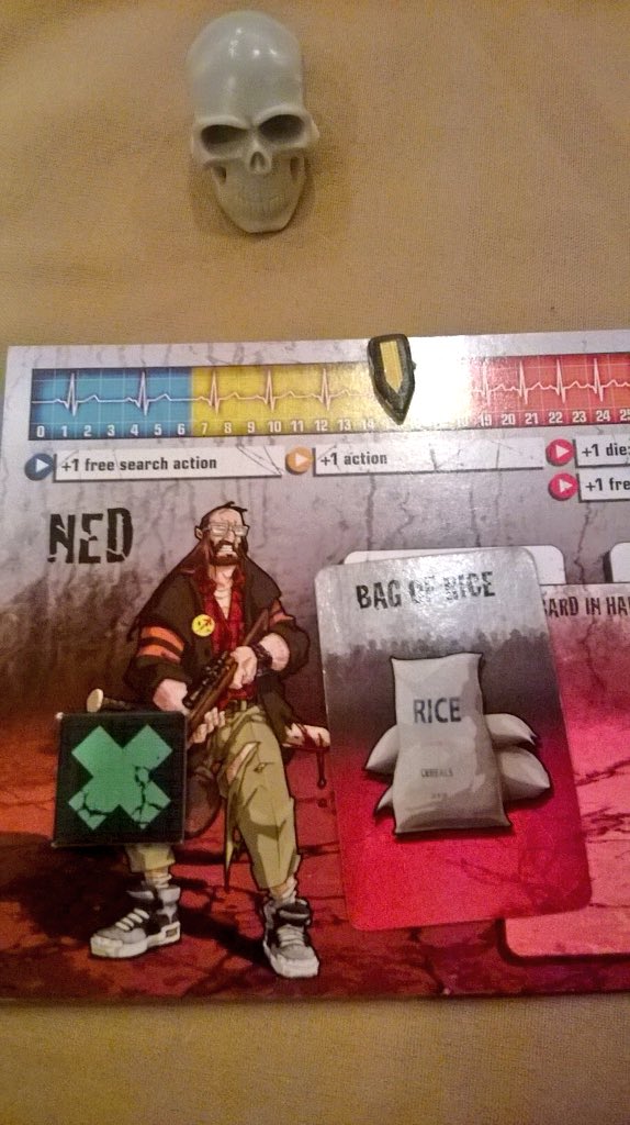 PtBoardgames's tweet photo. Hey-Diddly-Ho, neighbor-eeno, my Ned got a key to M. Phal in the @CMONGames #Mace2015 demo, so we could escape. Fun! https://t.co/s3bJycBIpd