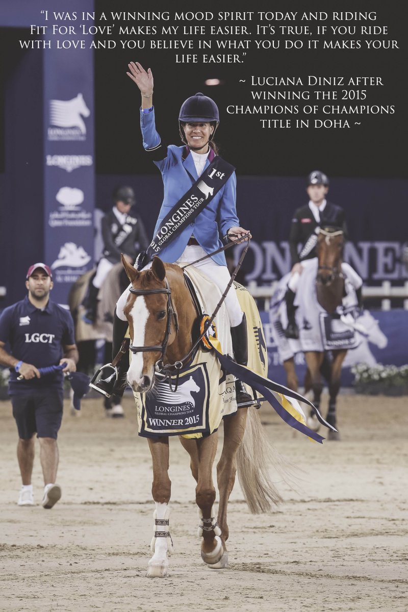 #LGCTMoments --> Our leading lady, 2015 Champion of Champions, Luciana Diniz with the beautiful Fit For Fun #Winner