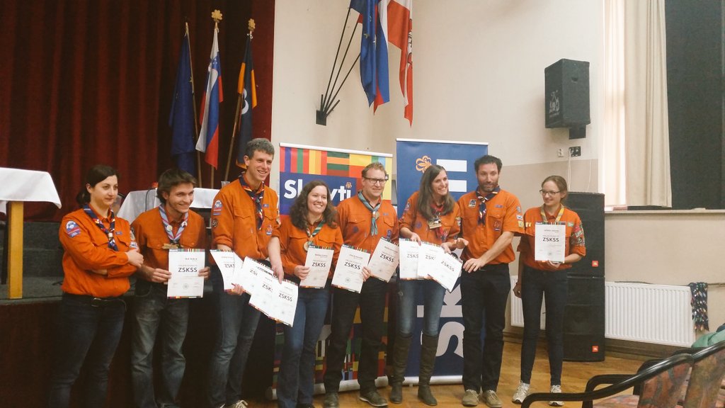 skavti's tweet photo. Podelili smo plakete ZSKSS za izjemne in večje projekte v Združenju, ki so odmevali.
#skavti #sz2015 https://t.co/7yTU7PMaK0