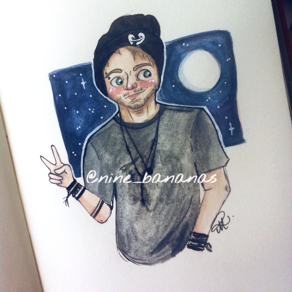 CuppaArt's tweet photo. 🌌 Mikey is a cutea 💙

This one's for @Snipingmgc, I'm so lucky to have you in my life Darling 💙
#cutea #5sosfanart https://t.co/hH0MIjlM0G