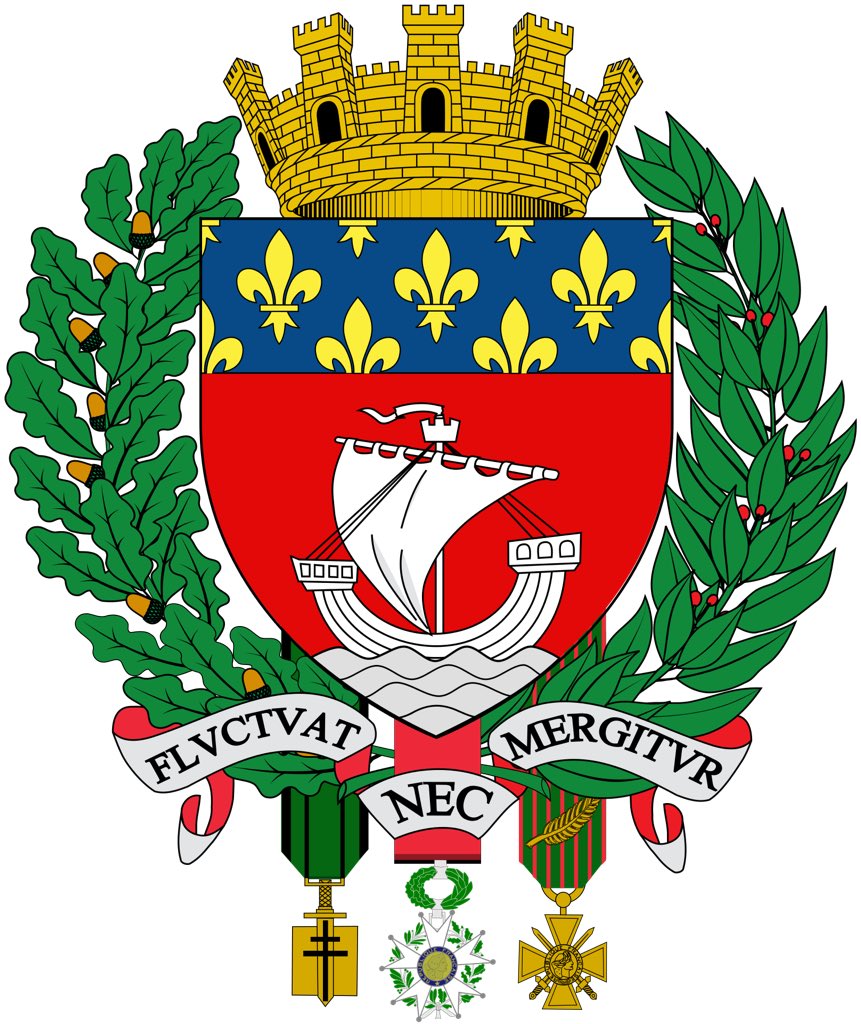 euromaestro's tweet photo. Paris City Motto -Tossed but does not sink https://t.co/vZpPkqdbKx
