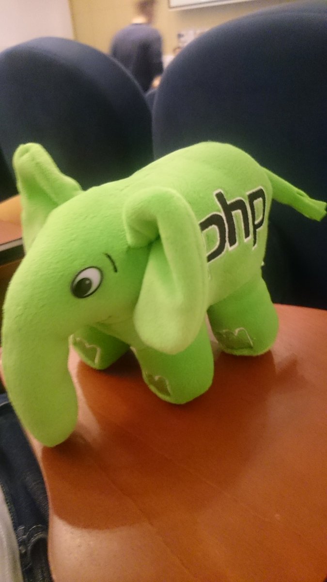 ArkadiuszKondas's tweet image. #phpconpl Thanks @srcministry! :) for #ElePHPant