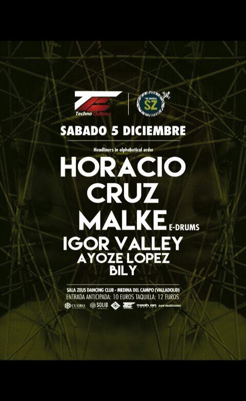 Próximo evento despues del 21 con moment of techno el día 5 diciembre con techno clubbing.
