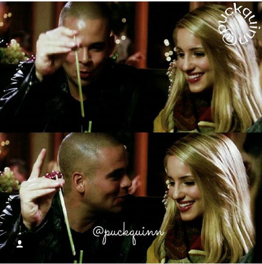 XrysaTriann's tweet photo. #Glee #Season4 #Puck #Quinn💗💘 @DiannaAgron @MarkSalling https://t.co/LJHDx0iOp1