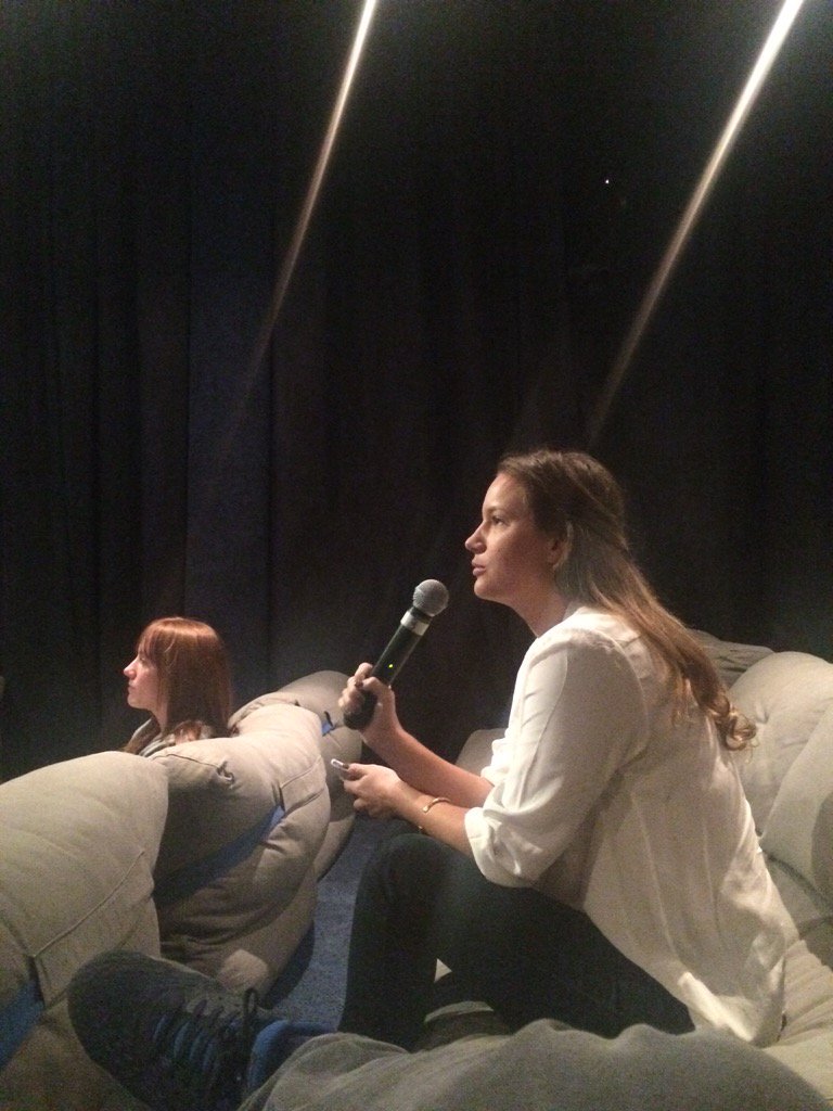 MadHattar's tweet photo. Love Q&amp;A when the audience is invested RT @Carbon12gallery: Q&amp;A following the #danielrich &amp; @MadHattar talk @A4Space https://t.co/MvTSPgXHNH