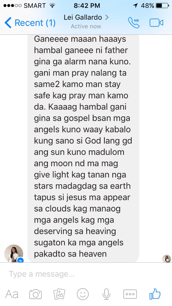 Lemmenickyea's tweet image. Received this kind of message is worst than ever. #StaySafe #PrayersForworld #signsofGOD