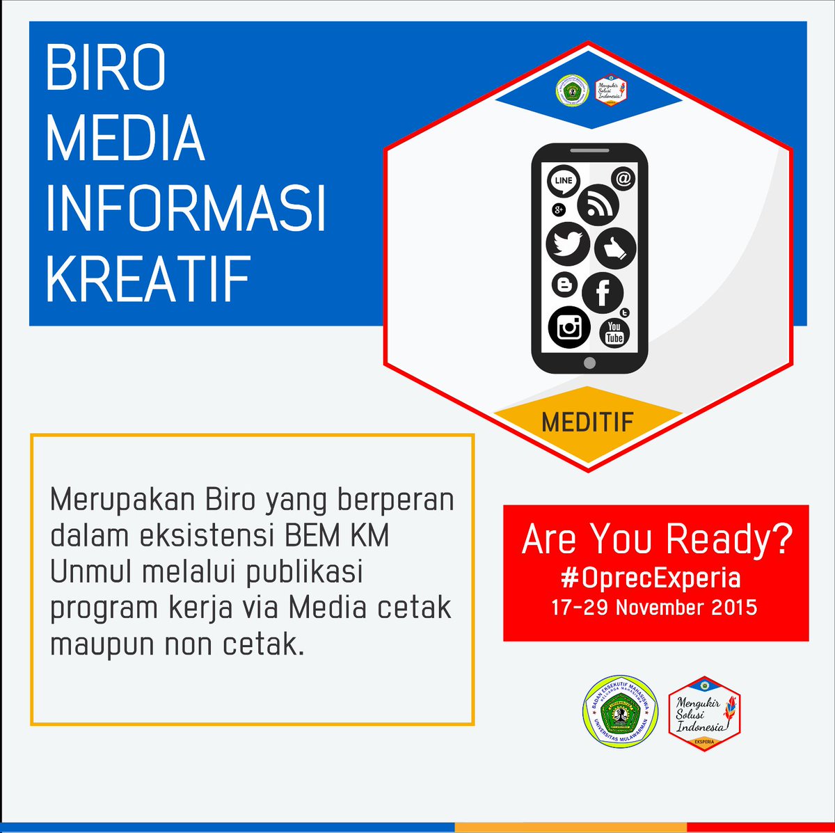 bemkmunmul's tweet photo. 6. Apalagi tweeps? Hmm. Masih berupa biro nih.. Yup! Biro Meditif *tempat mimin menimba ilmu :) #OprecEksperia https://t.co/LJ7qqYRfdA