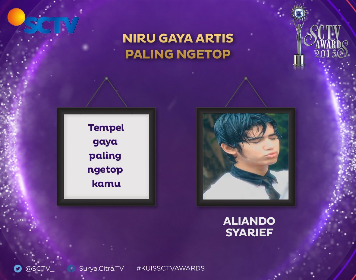 SCTV's tweet image. Yuk bergaya ala Aliando &amp;amp; ikutan #KUISSCTVAWARDS dengan download framenya disini goo.gl/yCcndY