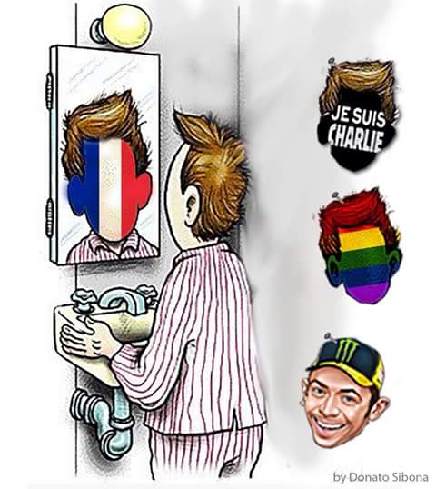 Salvoturu's tweet image. Uno, NESSUNO e centomila #ParisAttacks #FranceUnderAttack