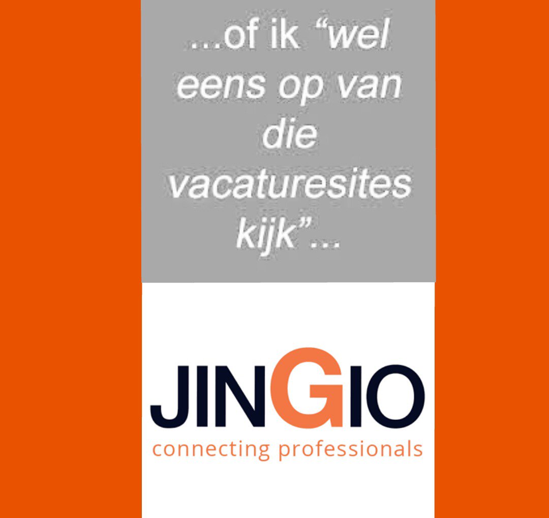 Uitgekeken op de diverse vacaturebanken? Tijd voor iets nieuws! Schrijf je nu gratis in op jingio.nl