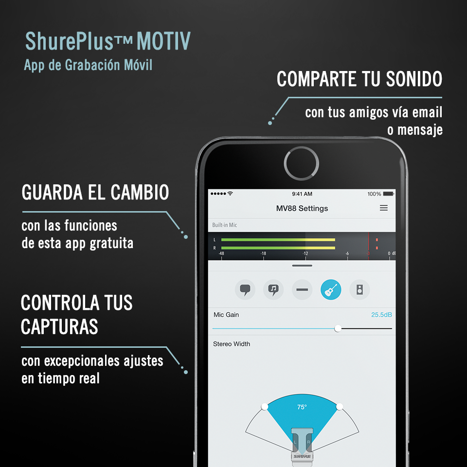 rda_mexico's tweet photo. ¿Ya conoces lo nuevo de #Shure? #Motive #ShurePlus https://t.co/a7CERqM2ci