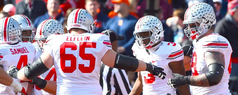 ESPNCFB's tweet photo. ICYMI: @CollegeGameDay headed to Columbus for #MSUvsOSU. https://t.co/n9AZYyMsgC https://t.co/3FsRlBlvmh