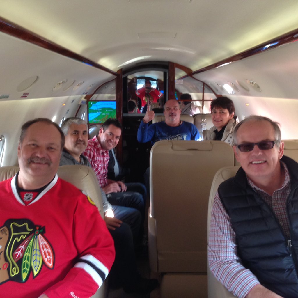 #ultimatehockeytrip lots of legroom!