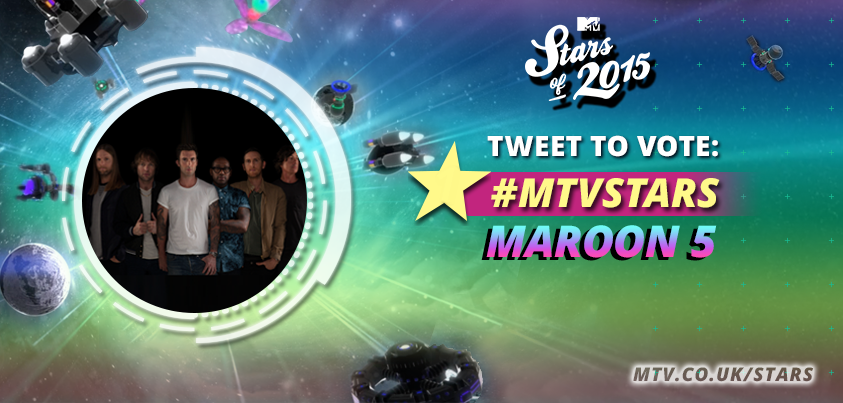MTVMusicUK's tweet photo. 2015 saw @Maroon5 release their first greatest hits album! https://t.co/1hbb1gB5GH 

VOTE: #MTVStars Maroon 5 https://t.co/X59OX3iNLL
