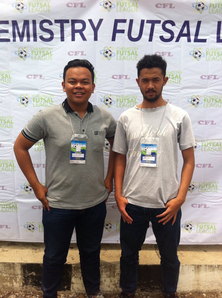Pemain, Manager, dan Pelatih di turnament chemistry futsal league #fairplay #Lolos8Besar <a href="/HIMA_SI/">HIMA SI UNIKOM</a>