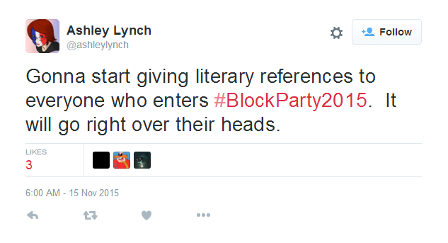 GrigLager's tweet photo. "A foolish man thinks himself wise, but a wise man knows himself to be a fool." - Shakes
#BlockParty2015
#gamergate https://t.co/iXNqbAXq38