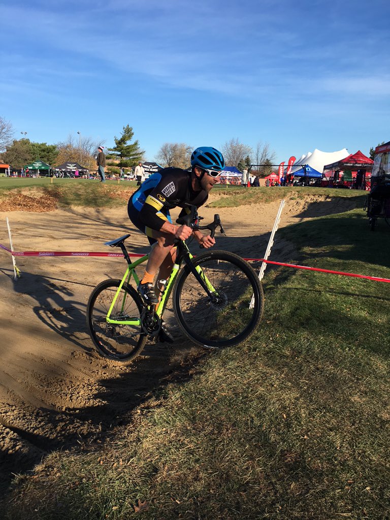 vqcoaching's tweet photo. RT @ChiCrossCup: Come on out he said, it'll be fun he said. @RobbieVentura #ILRcx https://t.co/Sm5E2QUym5
