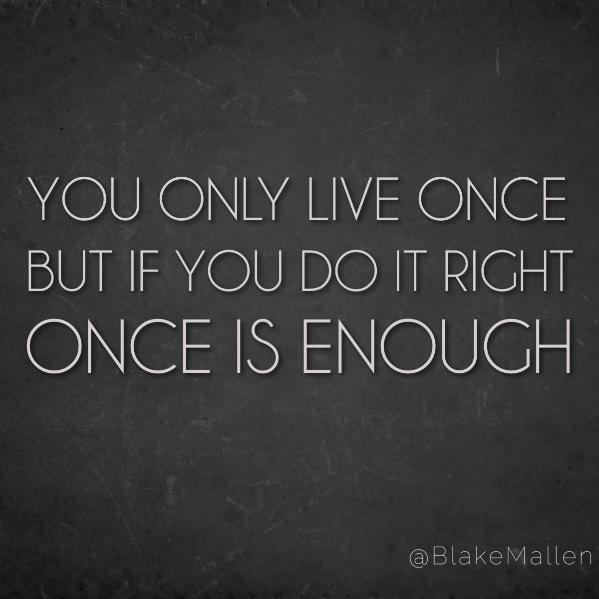 BlakeMallen's tweet photo. Life is a series of experiences we choose to create. https://t.co/kY4wjgVN7y