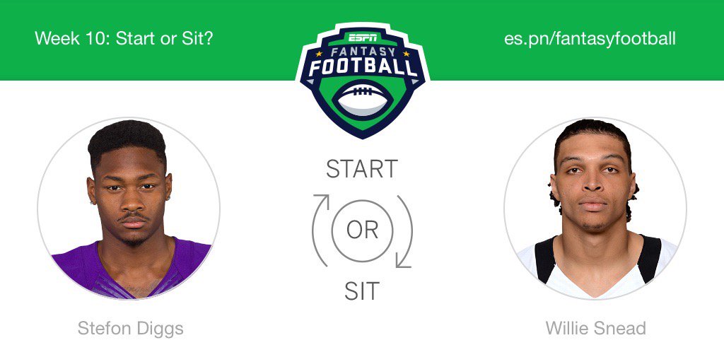 Nazo_RNS's tweet photo. Who should I start this week? Stefon Diggs or Willie Snead! @ESPNFantasy #FantasyFootball https://t.co/5XiDZcrRMj