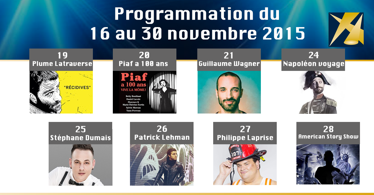 PalaceGranby's tweet photo. Plusieurs bons spectacles à venir... Lequel voudriez-vous voir? #programmationpalace https://t.co/psaieWpxy1