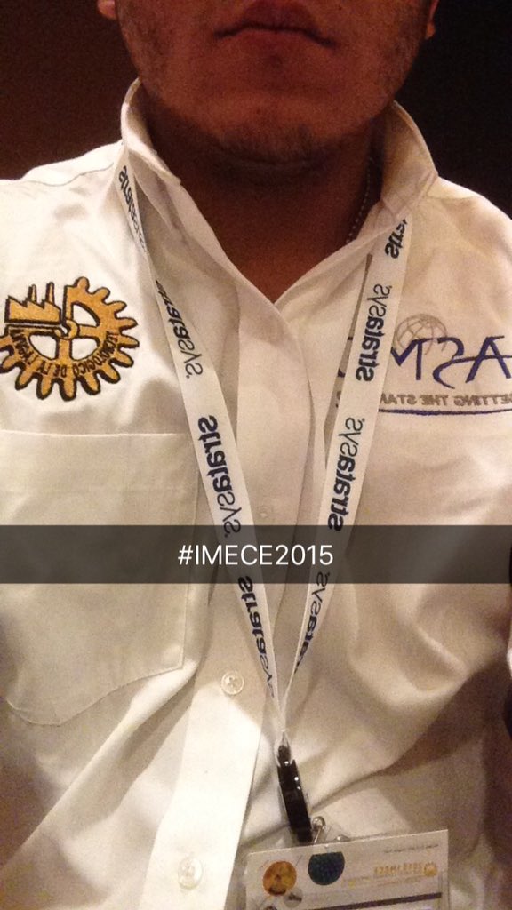 BubeAlcazar's tweet image. #IMECE2015 #TecLaguna #ASME