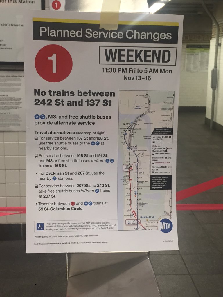 Hayley_Podschun's tweet image. Ball of raaaaaage right now!!! @MTA #mtafail #worsttransit #noservice #1train