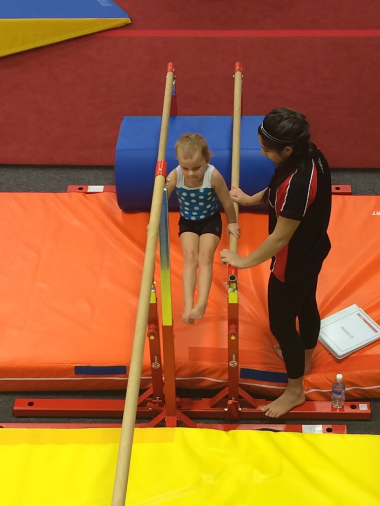 Kristin_Zinger's tweet photo. @GlendonGym best gym ever! My daughter LOVES it! #littlegymnast https://t.co/6UVjN7KGQF