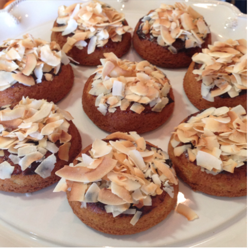 Looking for a #glutenfree #dairyfree sweet treat? Try the yummy Coconut Caramel Mountain donuts from @thisisafeast