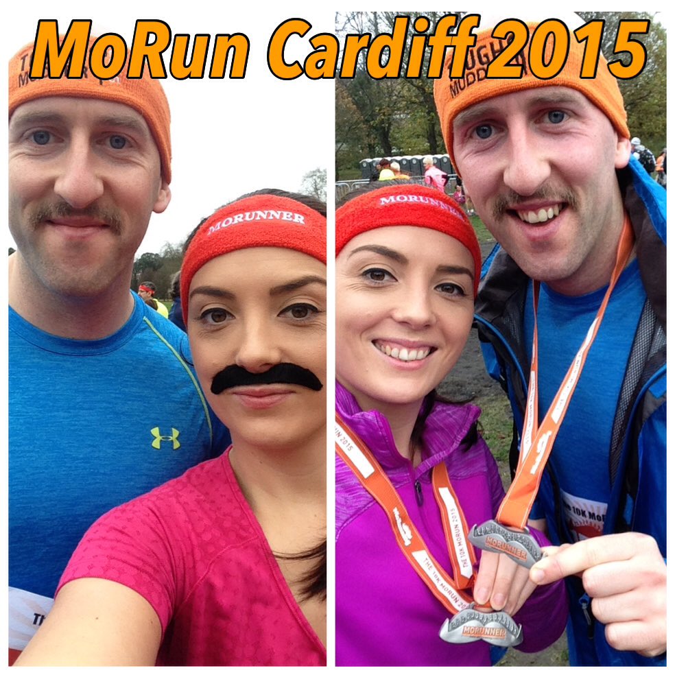 KittyFarrelly's tweet image. #MoRunCardiff done! Great event, and thanks to my running partner @aidanfarrelly #running (lost my moustache at 2K!)
