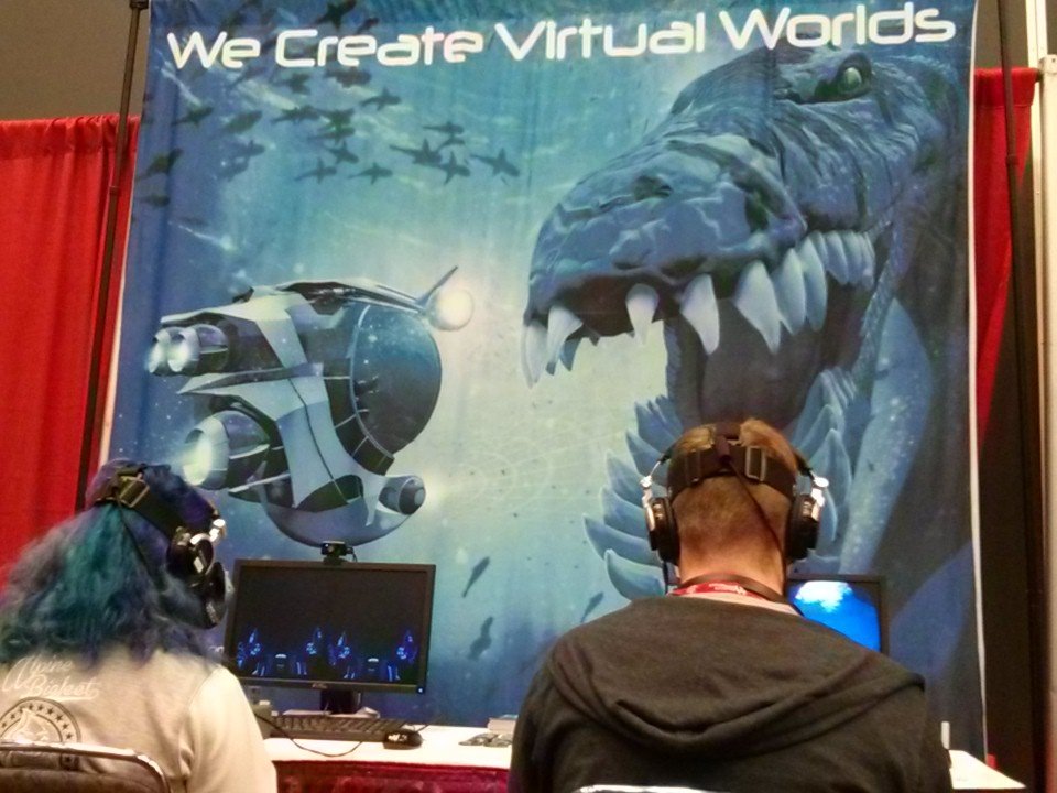 meta4interact's tweet image. Our tag line sounds so sci-fi-y lol #MIGS15 #TimeMachineVR #Booth210