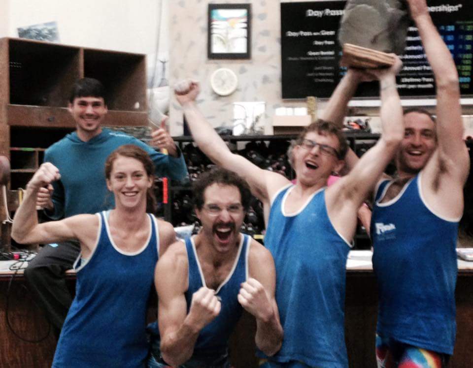 PHXClimbsEvents's tweet photo. Team Tempe Dream brings home the gold at #Climb4aCause they raised over a thousand dollars for the @accessfund ! https://t.co/1kwBCZF1mF