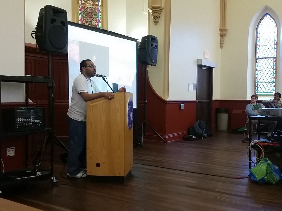 At DelHack, <a href="/UDelaware/">Univ. of Delaware</a>'s student hackathon, teams are presenting projects to a panel of Delaware technologists.