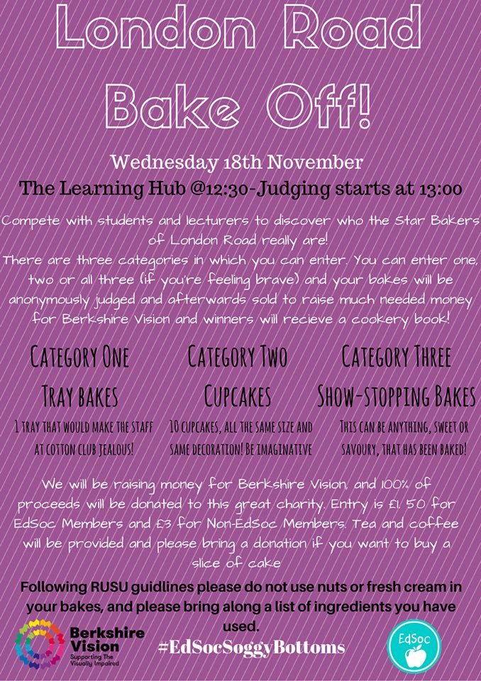 #EdSocSoggyBottoms Wednesday 18th November in The Learning Hub! Can't wait!