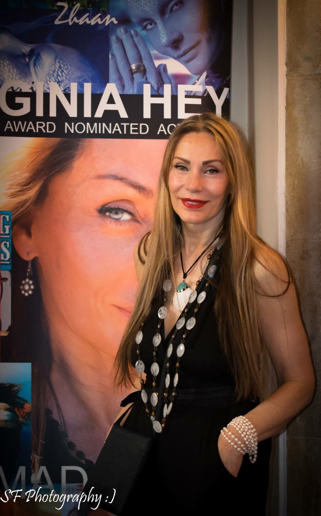 Courtesy of SF Photography the beautiful <a href="/VirginiaHey/">Virginia Hey</a> from today's event :)