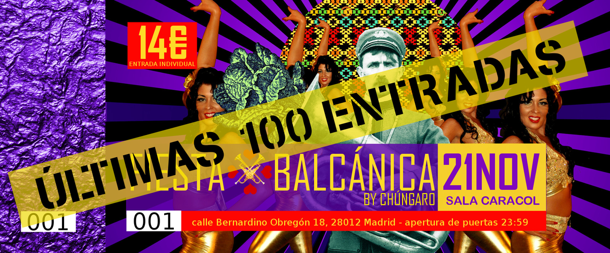 MDMB_MAD_BALKAN's tweet photo. #fiestabalcanica @FiestasMadrid13  @freakfandango #balkanparty https://t.co/y5l5QYqe12 https://t.co/iH6NSy41sR